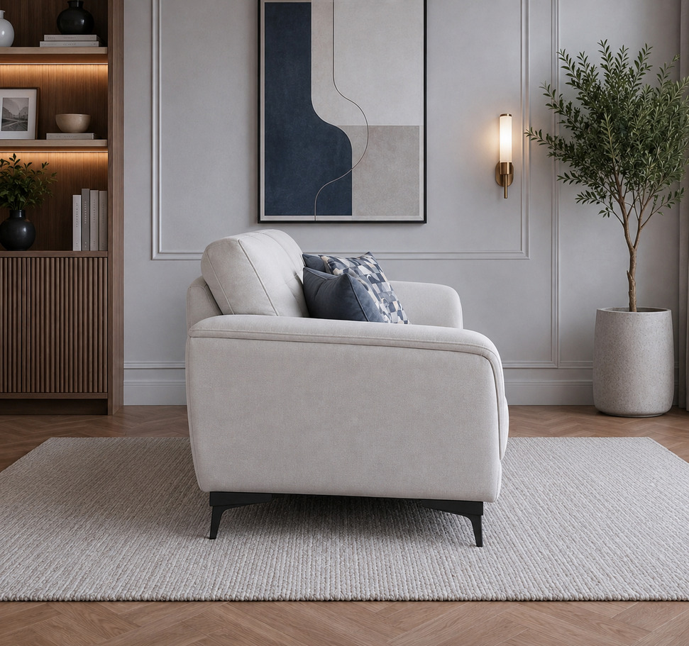 Sandora Velvet 3 Seater Sofa - Image 3