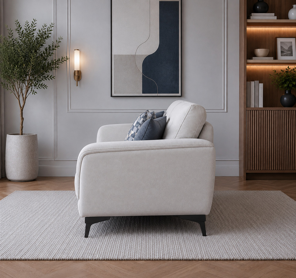 Sandora Velvet 3 Seater Sofa - Image 5