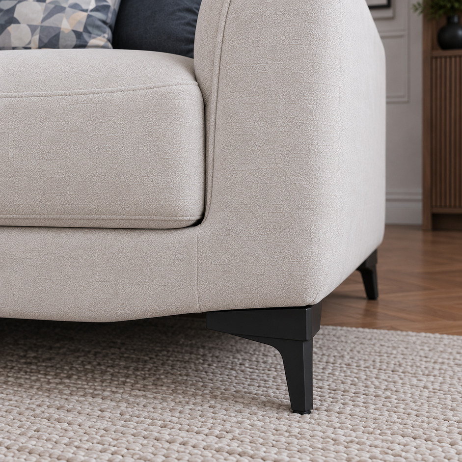 Sandora Velvet 3 Seater Sofa - Image 7