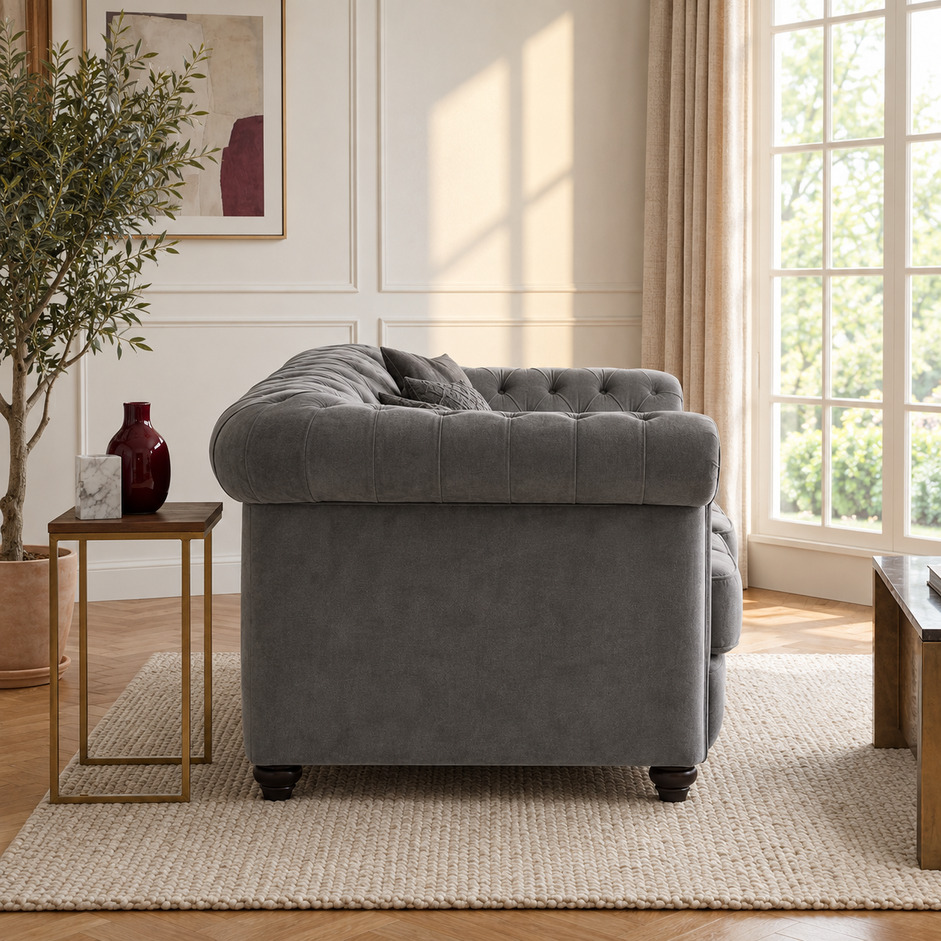 Chesterfield 2-Seater Sofa - Image 5