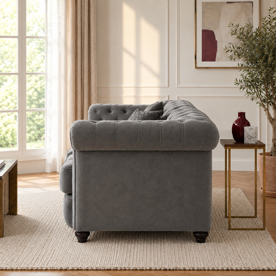 Chesterfield 2-Seater Sofa - Image 6