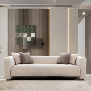Bucharest Fabric 3 Seater Sofa